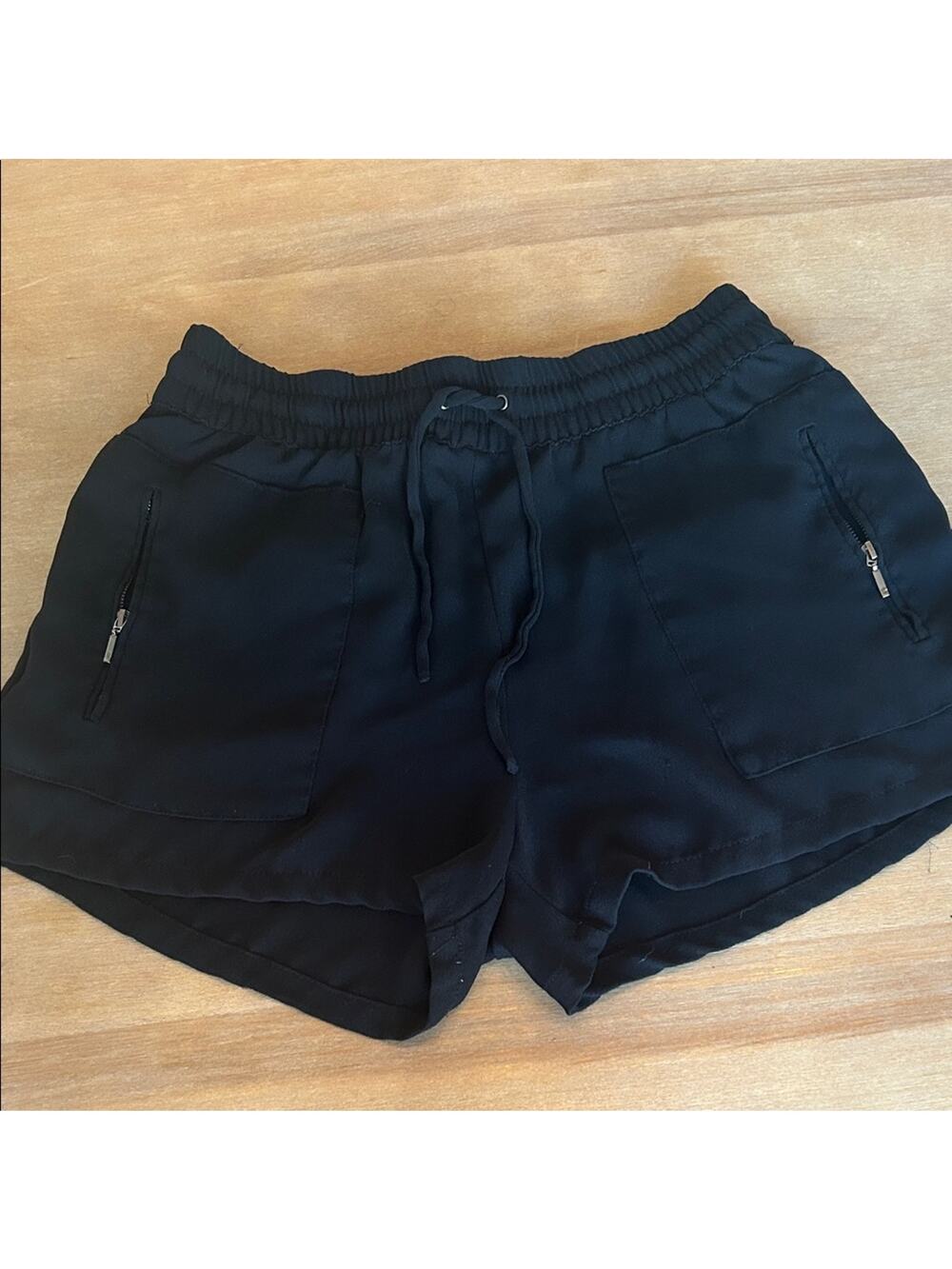 Salt Works Women's Black Beach Pool BBQ Shorts Large